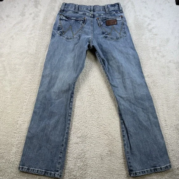 Wrangler Retro Jean Men 30x30 (Fit 29x28) Relaxed Boot Blue Denim Cowboy Western - Picture 6 of 8